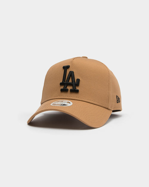 New Era Women's Los Angeles Dodgers 9FORTY A-Frame Snapback Wheat/Black