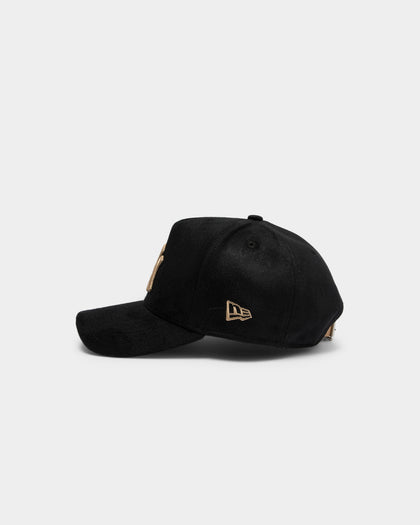 New Era New York Yankees 'Black/Tan Suede' 9FORTY K-Frame Strapback Black/Tan