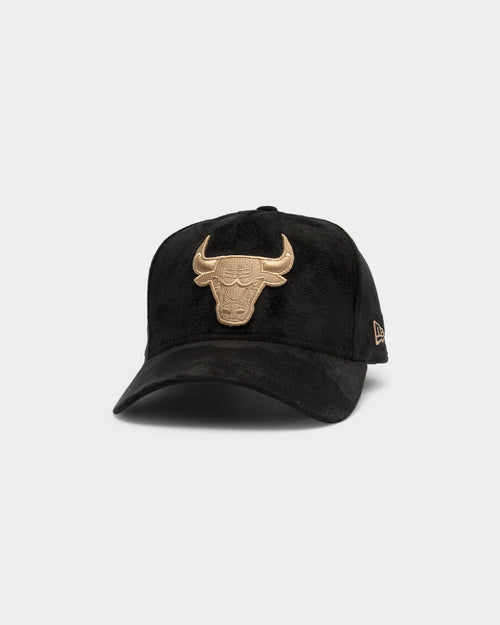 New Era Chicago Bulls 'Black/Tan Suede' 9FORTY K-Frame Strapback Black/Tan