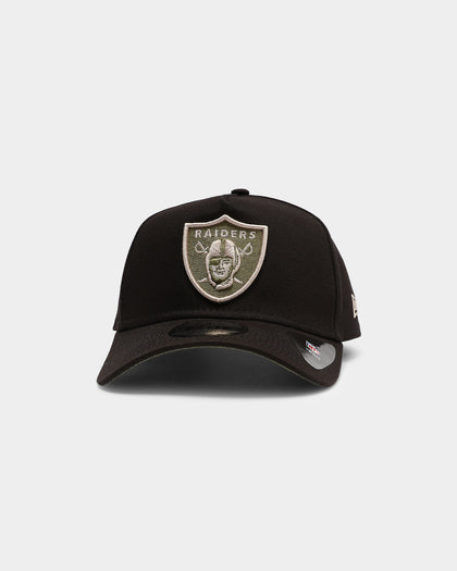 New Era Raiders 9FORTY A-Frame Snapback Black/Stone/Olive