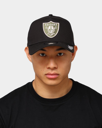 New Era Raiders 9FORTY A-Frame Snapback Black/Stone/Olive