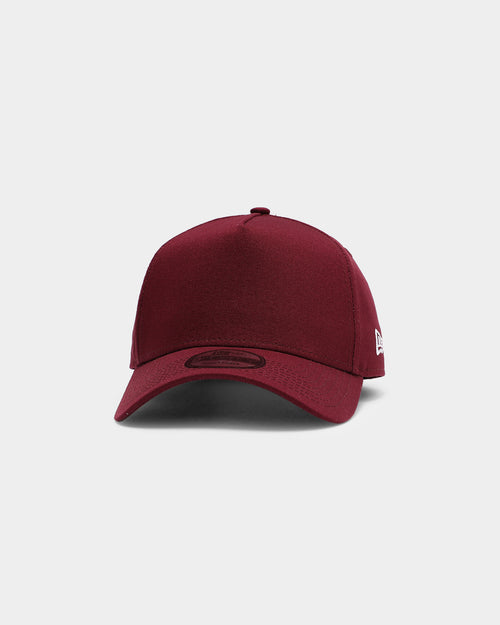 New Era Blank 9FORTY A-Frame Snapback Maroon