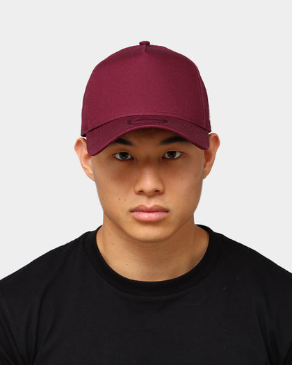 New Era Blank 9FORTY A-Frame Snapback Maroon