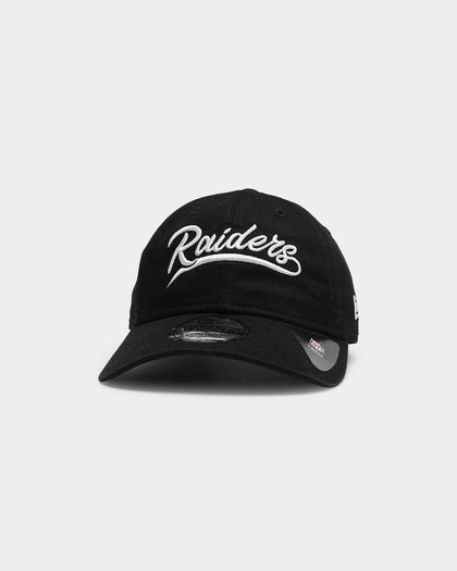 New Era Raiders Script 9TWENTY Strapback Black