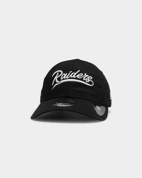 New Era Raiders Script 9TWENTY Strapback Black