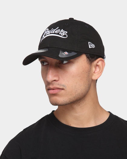 New Era Raiders Script 9TWENTY Strapback Black