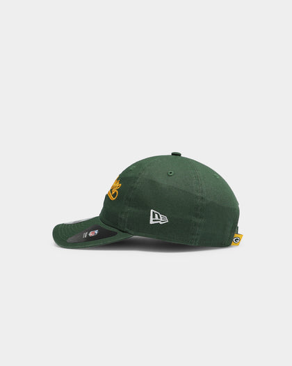 New Era Green Bay Packers Script 9TWENTY Strapback Cilantro Green