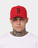 New Era Boston Redsox 9FORTY A-Frame Snapback Scarlet/Black