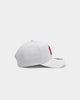 New Era Men's New York Yankees 9FORTY A-Frame Grey UV Snapback White/Scarlet