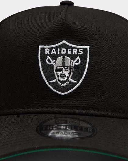 New Era Men's Raiders Mini Logo Old Golfer Snapback Black/OTC