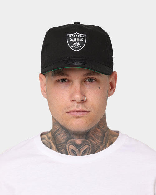 New Era Men's Raiders Mini Logo Old Golfer Snapback Black/OTC