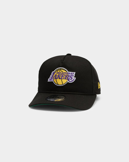 New Era Men's Los Angeles Lakers Mini Logo Old Golfer Snapback Black/OTC