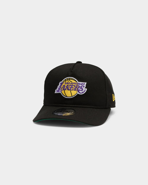 New Era Men's Los Angeles Lakers Mini Logo Old Golfer Snapback Black/OTC