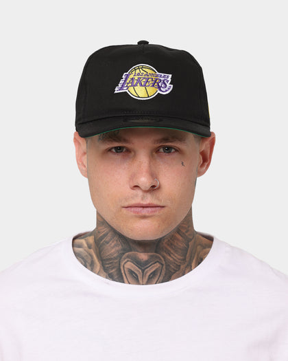 New Era Men's Los Angeles Lakers Mini Logo Old Golfer Snapback Black/OTC
