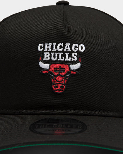 New Era Men's Chicago Bulls Mini Logo Old Golfer Snapback Black/OTC