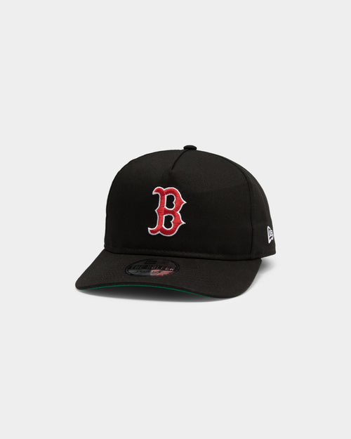 New Era Men's Boston Red Sox Mini Logo Old Golfer Snapback Black/OTC