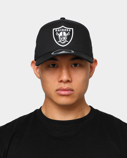 New Era Las Vegas Raiders 'Glow In The Dark Team Logo' 9FORTY A-Frame Custom Snapback Black/White