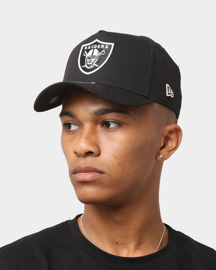 New Era Las Vegas Raiders 'Glow In The Dark Team Logo' 9FORTY A-Frame Custom Snapback Black/White
