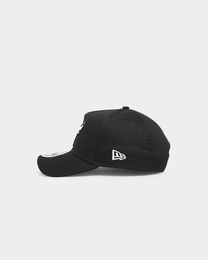 New Era Chicago Bulls 'Glow In The Dark Team Logo' 9FORTY A-Frame Custom Snapback Black/White