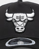New Era Chicago Bulls 'Glow In The Dark Team Logo' 9FORTY A-Frame Custom Snapback Black/White