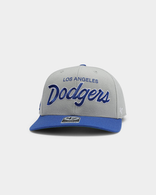 47 Brand Men's Los Angeles Dodgers Script MVP DP Snapback Grey/Royal