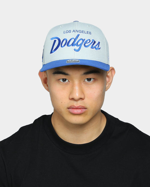 47 Brand Men's Los Angeles Dodgers Script MVP DP Snapback Grey/Royal