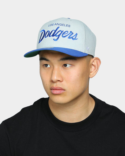 47 Brand Men's Los Angeles Dodgers Script MVP DP Snapback Grey/Royal