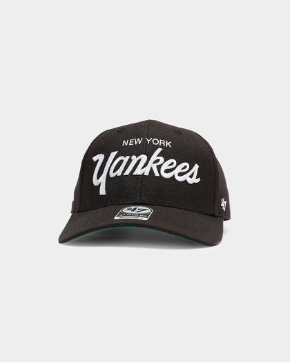 47 Brand New York Yankees Script MVP DP Snapback Black