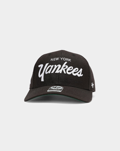 47 Brand New York Yankees Script MVP DP Snapback Black