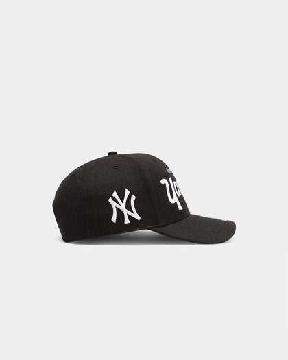 47 Brand New York Yankees Script MVP DP Snapback Black