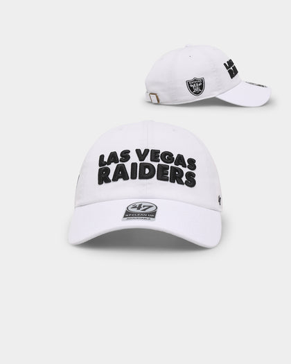 47 Brand Las Vegas Raiders 47 Clean Up Strapback White