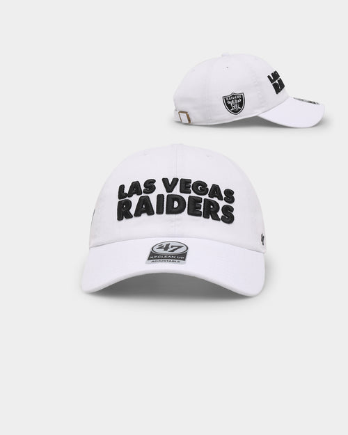 47 Brand Las Vegas Raiders 47 Clean Up Strapback White
