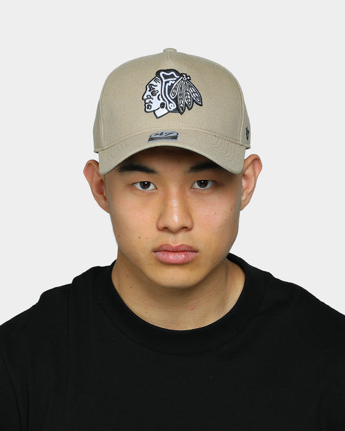 47 Brand Men's Chicago Blackhawks MVP DT Snapback Khaki