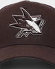 47 Brand San Jose Sharks MVP DT Snapback Brown