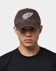 47 Brand Detroit Red Wings Clean Up Strapback Brown
