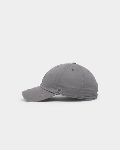47 Brand Los Angeles Dodgers 'Moon Rock Grey' Clean Up Strapback Dark Grey