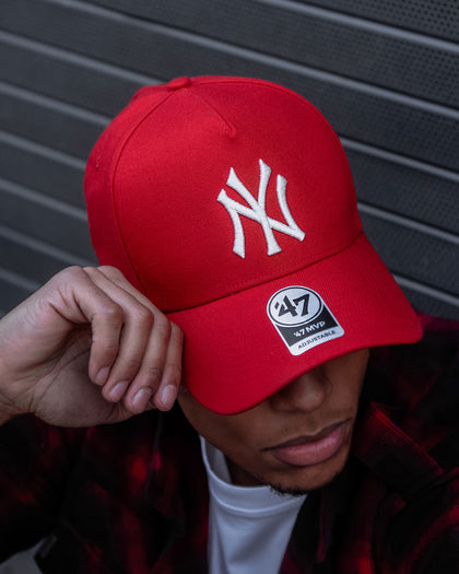 47 Brand New York Yankees 'Chili Red' MVP DT Replica Snapback Red/Natural