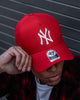 47 Brand New York Yankees 'Chili Red' MVP DT Replica Snapback Red/Natural