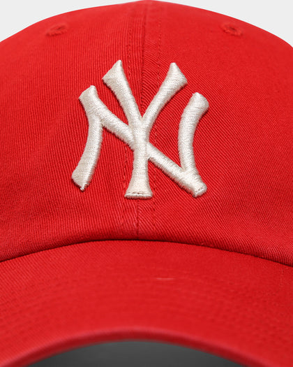 47 Brand New York Yankees 'Chili Red' Clean Up Strapback Red/Natural
