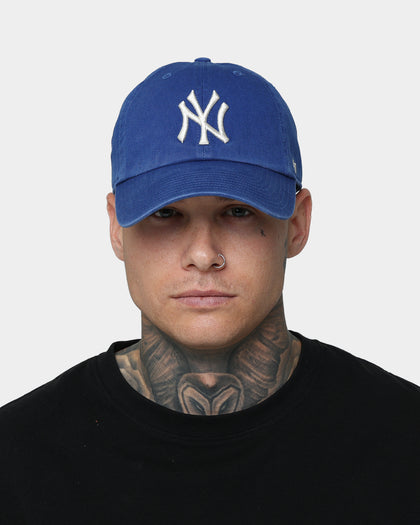 47 Brand New York Yankees 'Classic Royal' Clean Up Strapback Royal/Natural