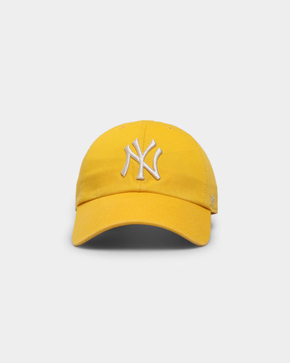 47 Brand New York Yankees 'Lemon Sorbet' Clean Up Strapback Yellow Gold