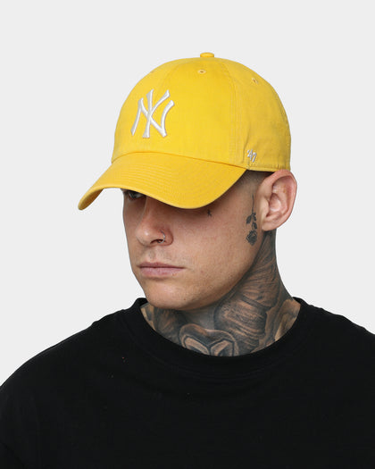 47 Brand New York Yankees 'Lemon Sorbet' Clean Up Strapback Yellow Gold