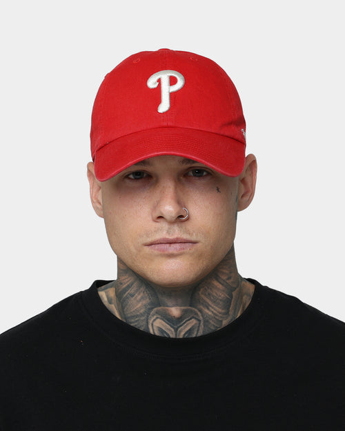 47 Brand Philadelphia Phillies 'Red Chili' Clean Up Strapback Red/Natural