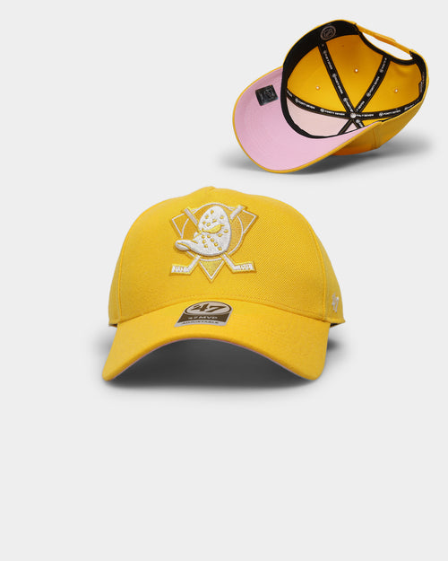 47 Brand Anaheim Ducks 'Lemon Sorbet' MVP DT Snapback Yellow Gold