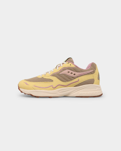 Saucony 3D Grid Hurricane Tan/Light Yellow