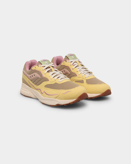 Saucony 3D Grid Hurricane Tan/Light Yellow