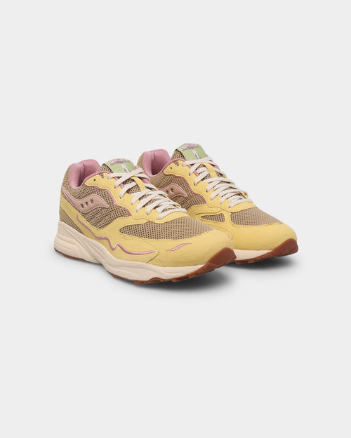 Saucony 3D Grid Hurricane Tan/Light Yellow