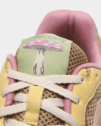 Saucony 3D Grid Hurricane Tan/Light Yellow