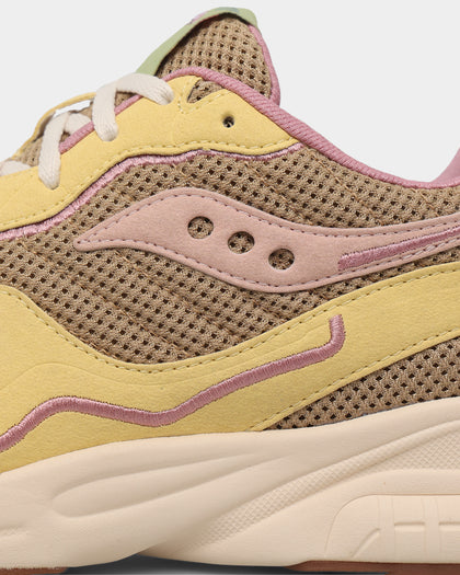 Saucony 3D Grid Hurricane Tan/Light Yellow