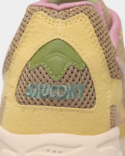 Saucony 3D Grid Hurricane Tan/Light Yellow